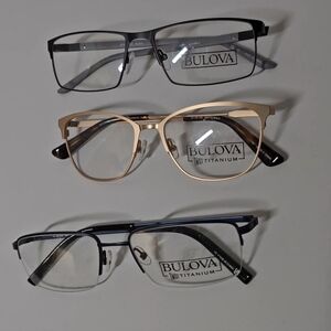 NWOT 3PCS BULOVA EYEGLASSES